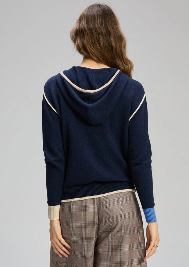 ZAKET & PLOVER Threaded Hoodie- Dark Denim