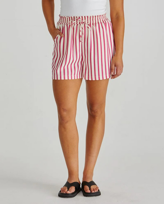 Sass Henri Short Pink Stripe
