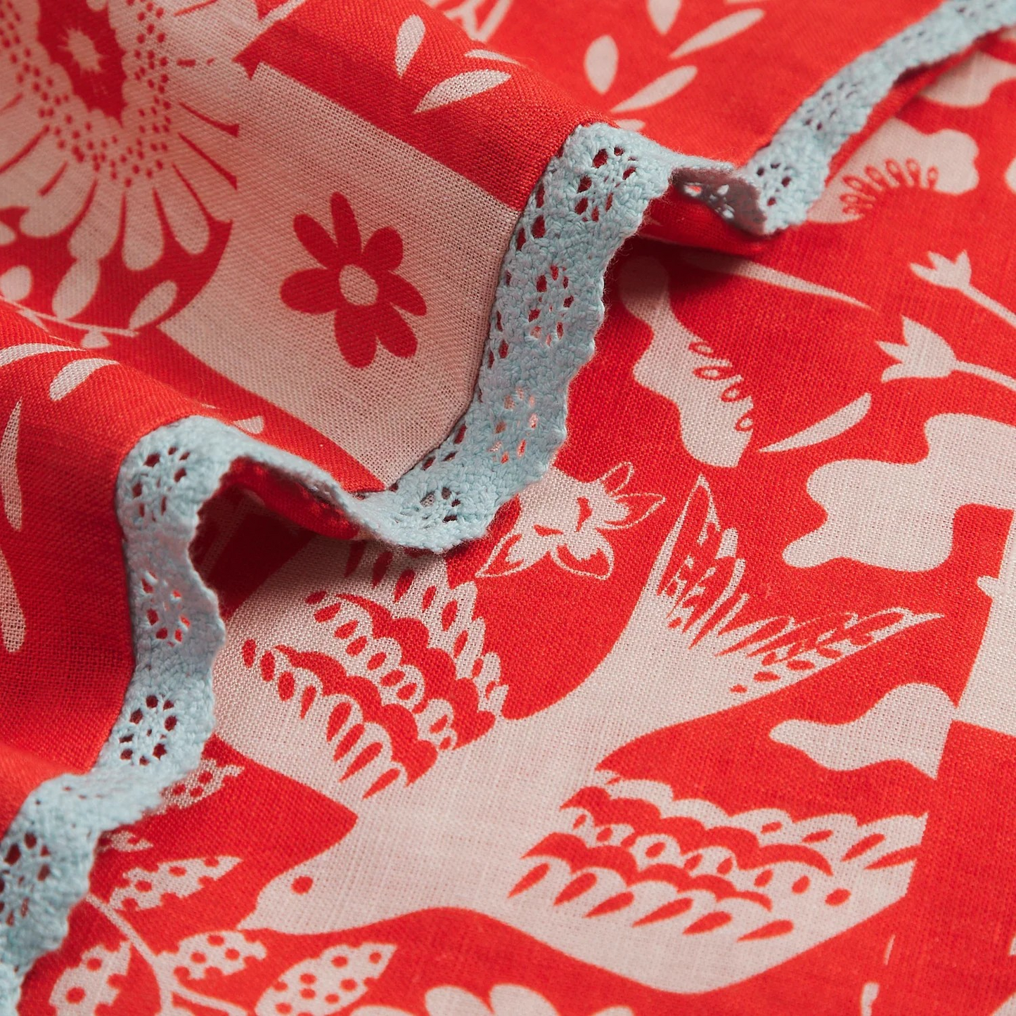 Sage & Clare Indiana Linen Pillowcase Set - Poppy
