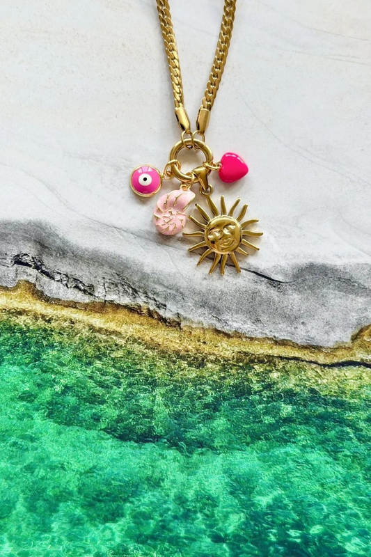 Mosk Melbourne Pink Paradise Necklace | Women's Jewellery