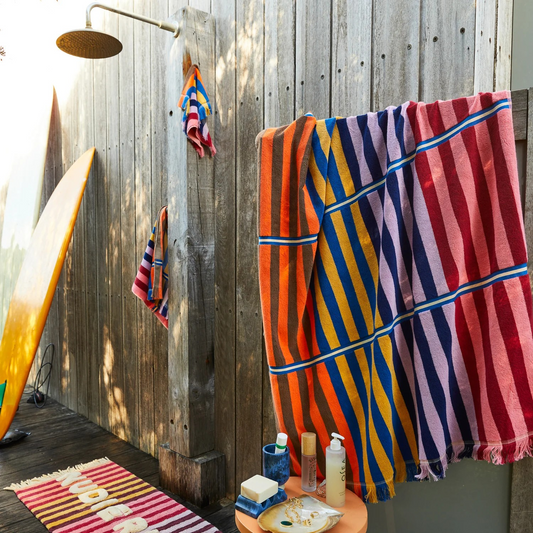 Sage & Clare Chiara Bath Sheet - Azure