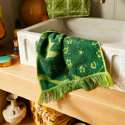 Sage & Clare Lucia Face Washer Set 2PK- Kelp