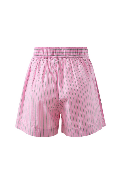 Mila Short Hibiscus Pink Triple Stripe