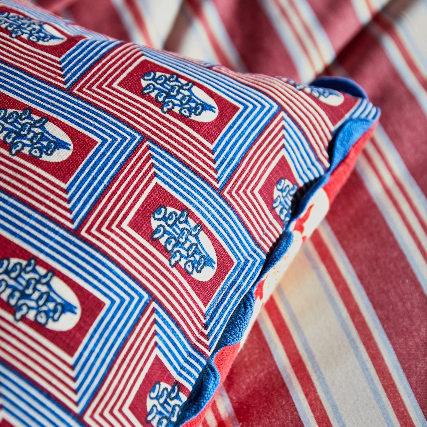 Sage + Clare Antonella Feather Insert Cushion - Azure