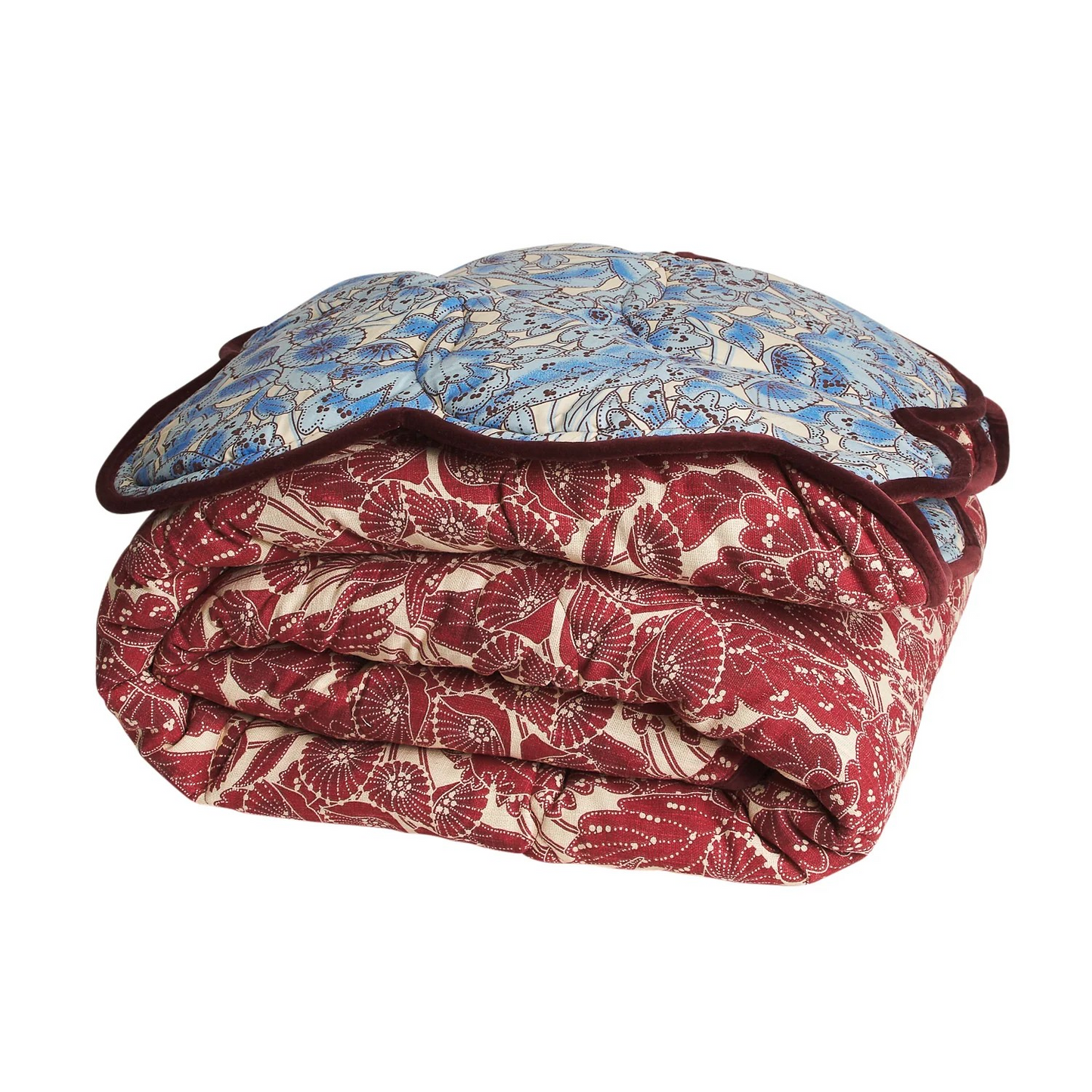 Sage and Clare Lucia Scalloped Coverlet