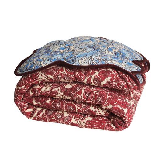 Sage and Clare Lucia Scalloped Coverlet