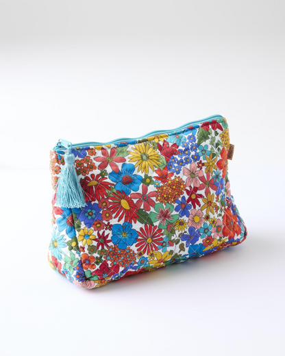 Kip and Co Winter Fields Quilted Cotton Toiletry Purse