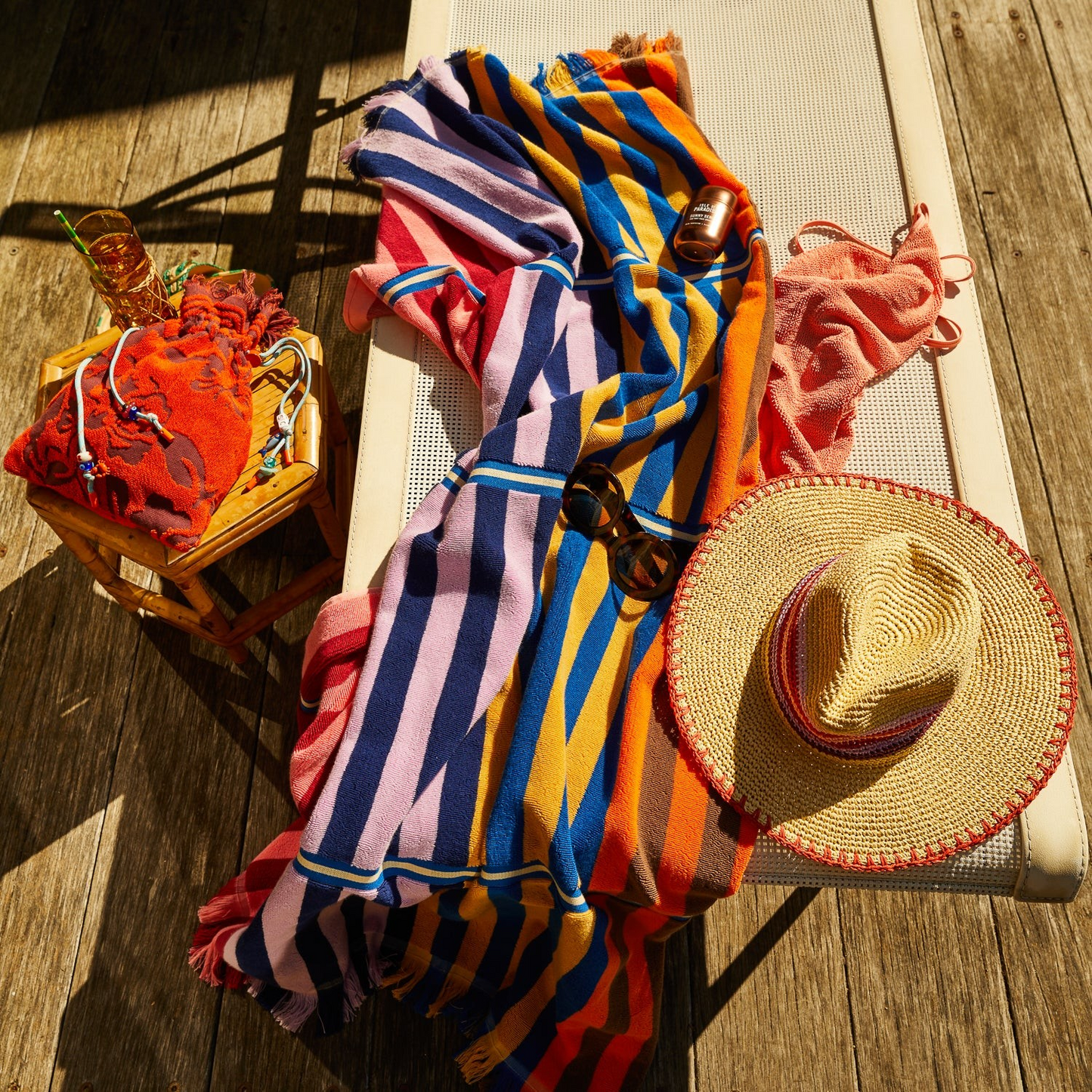 Sage & Clare Chiara Bath Sheet - Azure